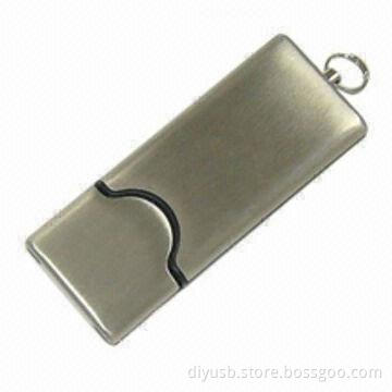 Metal USB Flash Drive, 1 to 32GB Memory Capacity, Original Chipset, CE, RoHS and FCC Marks